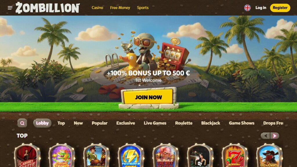 ervaringen met zombillion casino zonder cruks nederland